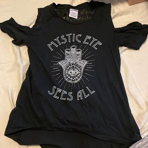 Black graphic t shirt